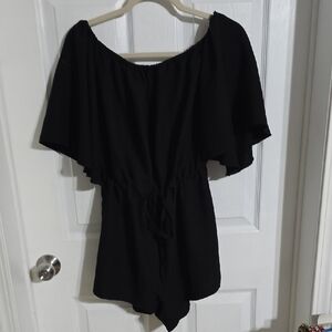 SHEIN Elegant Black Romper